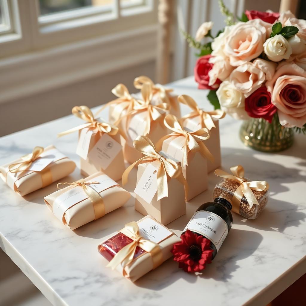 Elegant wedding favors